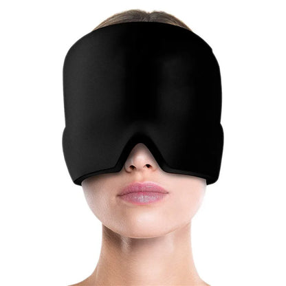 Ice Headache MigraiGelne Relief Hat Cold Compress Therapy Cap Ice Head Wrap Pack Eye Mask For Pressure Relieve Pain Ice Hat